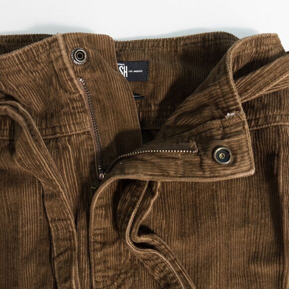 Rewash Corduroy Belted Mini Skirt 100% Cotton Juniors 5/27 Brown Y2K Academia - Picture 6 of 8